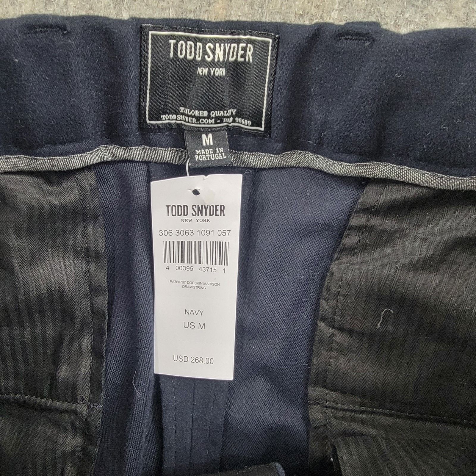 Todd Snyder Todd Snyder Italian Doeskin Madison Trouser Drawstring NWT Size US 34 / EU 50 - 8 Thumbnail