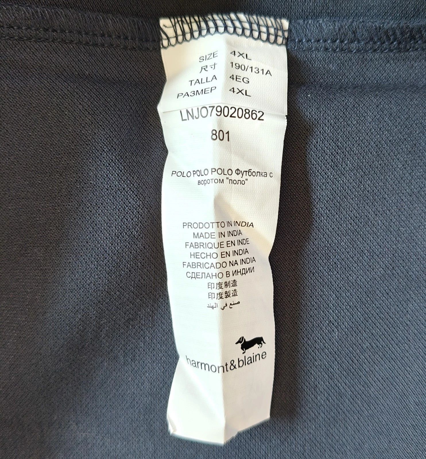 Harmont & Blaine Harmont & Blaine Shortsleeves Polo Shirt ASM / 37 Size US XXL / EU 58 / 5 - 7 Thumbnail