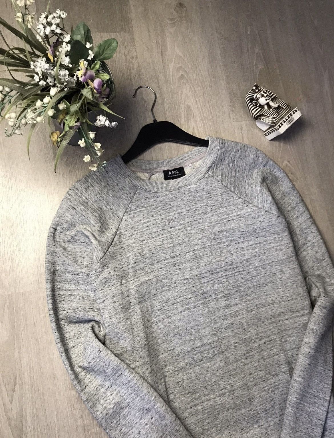 A.P.C. A.P.C. Melange Grey crewneck sweatshirt Size US M / EU 48-50 / 2 - 4 Thumbnail
