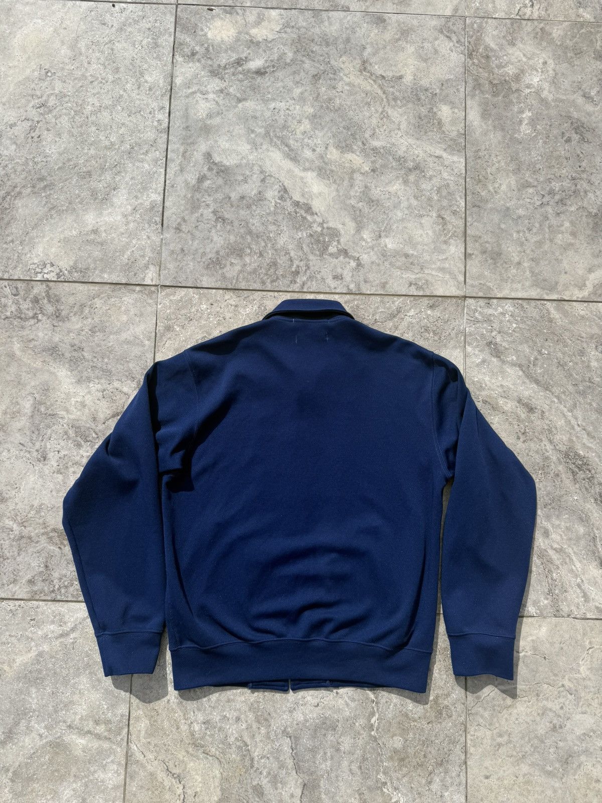 Comme des Garcons SHIRT Comme Des Garçons Shirt Navy Blue Zip Up Jacket Size US M / EU 48-50 / 2 - 2 Thumbnail