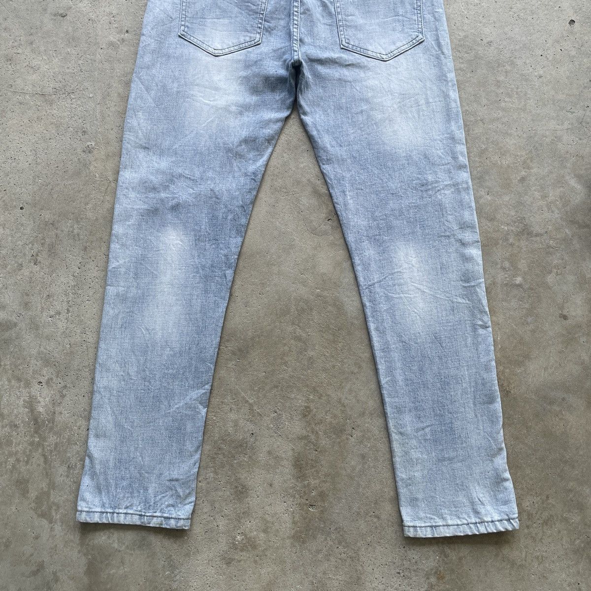 New Era × Stussy Stussy 556 Ripped Faded Jeans Distressed Pants W31 Size US 31 - 11 Thumbnail