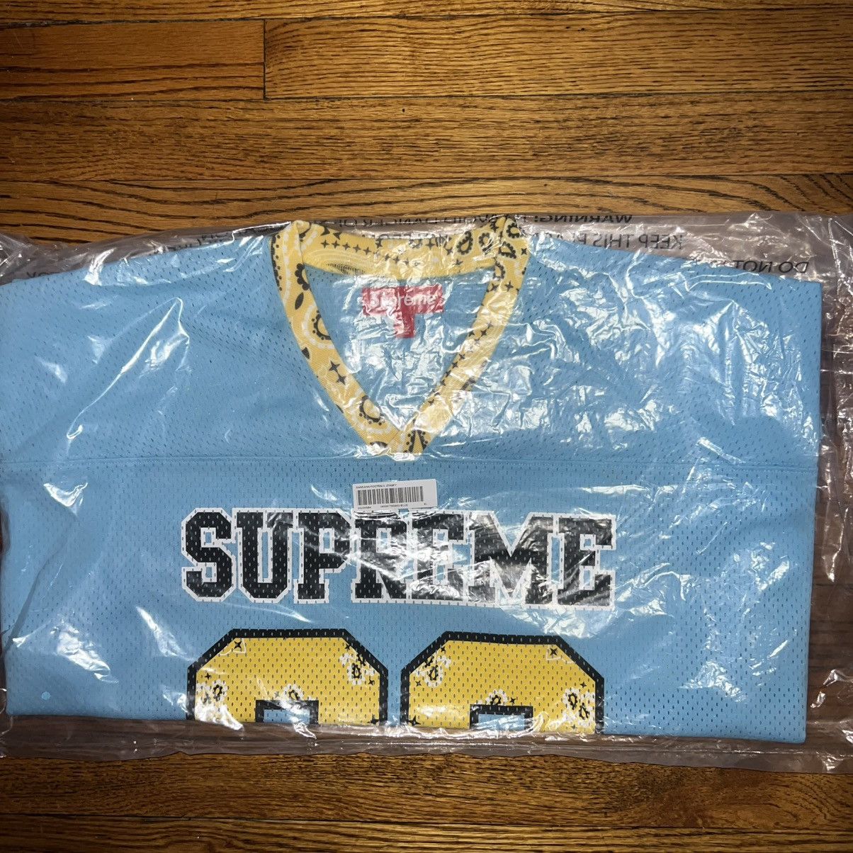 Supreme Supreme Bandana Football Jersey Blue Size: Extra Large Size US XL / EU 56 / 4 - 3 Thumbnail