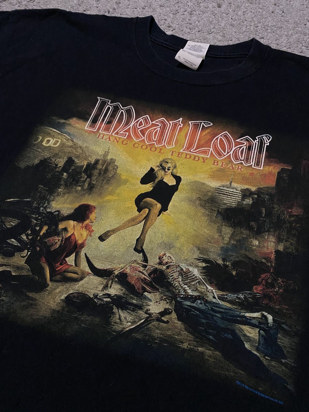 Band Tees × Vintage Meat Loaf Hang Cool Teddy Bear 2010 Tee y2k metal band tees Size US XL / EU 56 / 4 - 6 Thumbnail