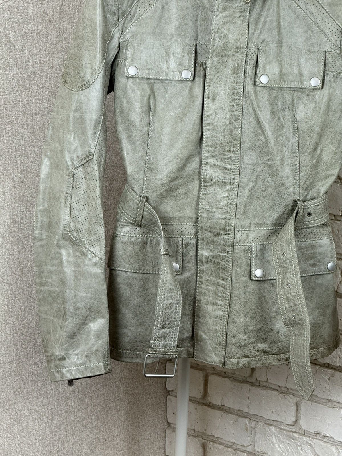 Belstaff Belstaff Trialmaster Gold Label Motorcycle Leather Jacket Size L / US 10 / IT 46 - 5 Thumbnail