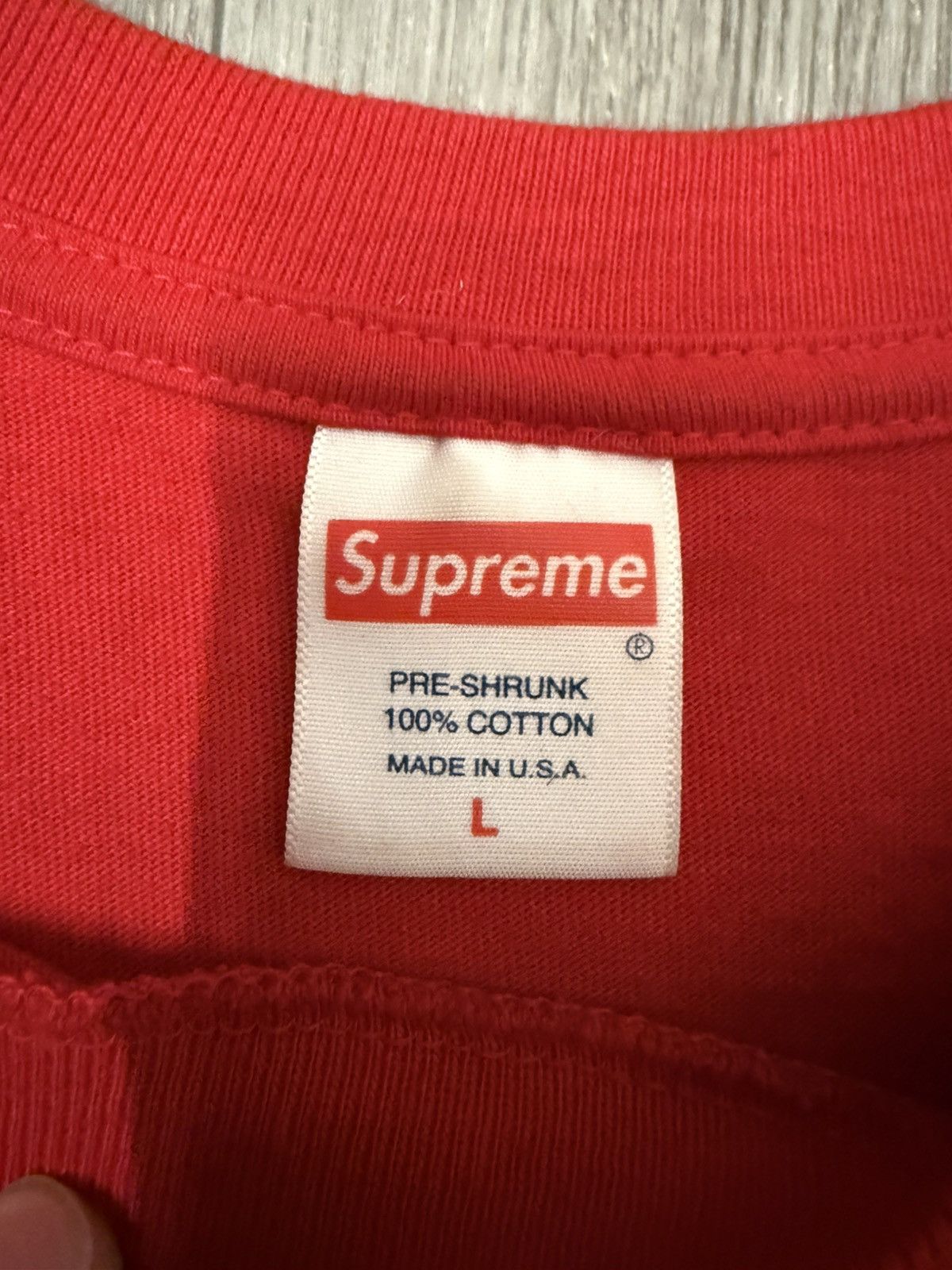 Supreme Supreme FW19 Flames S/S Top Red Size L Never Worn Size US L / EU 52-54 / 3 - 3 Thumbnail