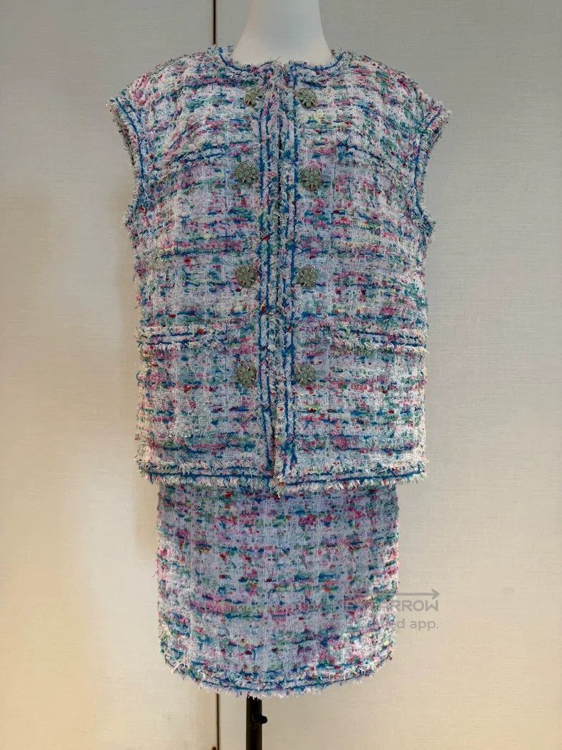 Chanel Beach series fantasy bubble glazed skirt