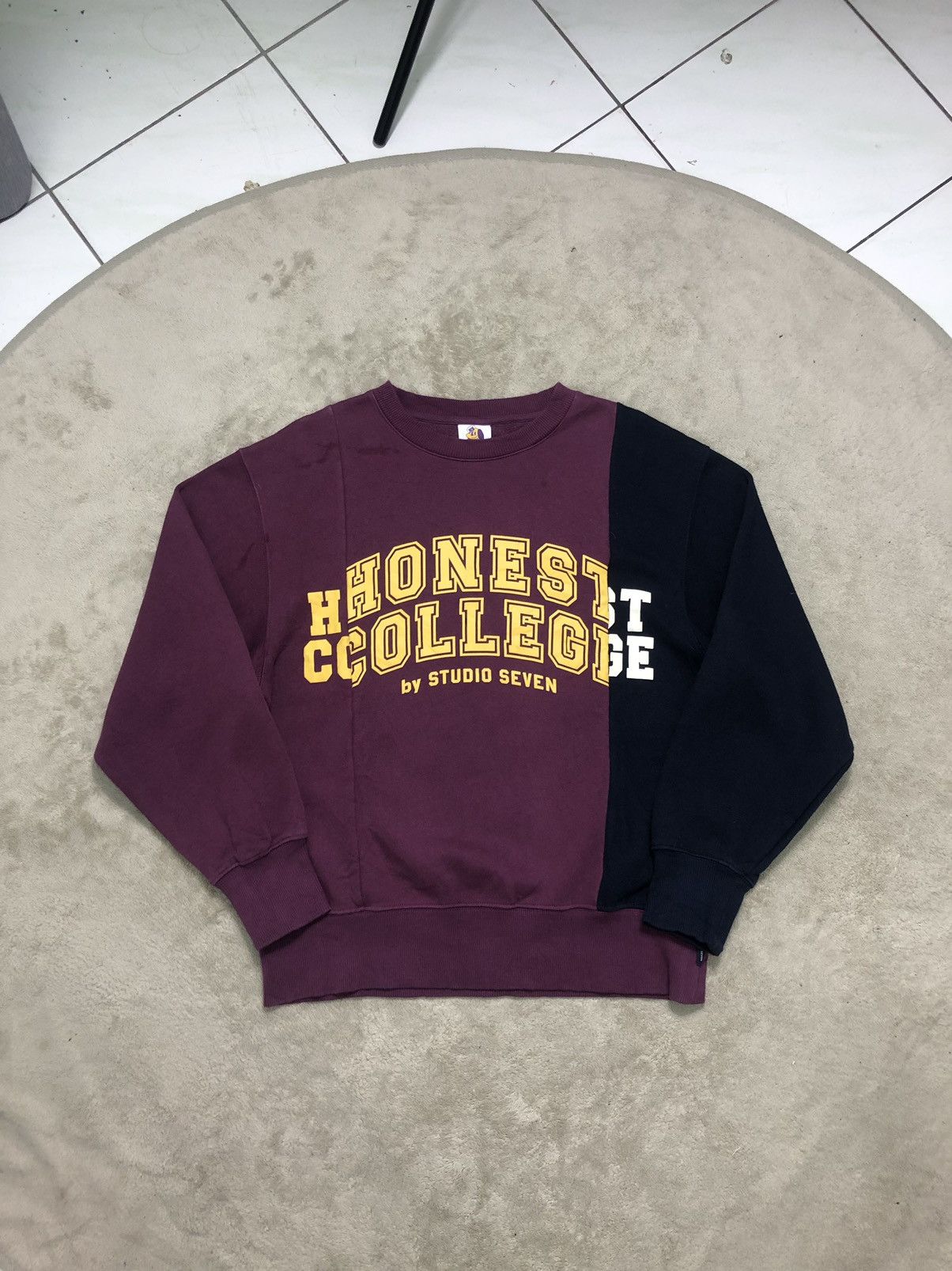 Nigo Honest College by Studio Seven Crewneck Split Sweatshirt Size US M / EU 48-50 / 2 - 2 Thumbnail