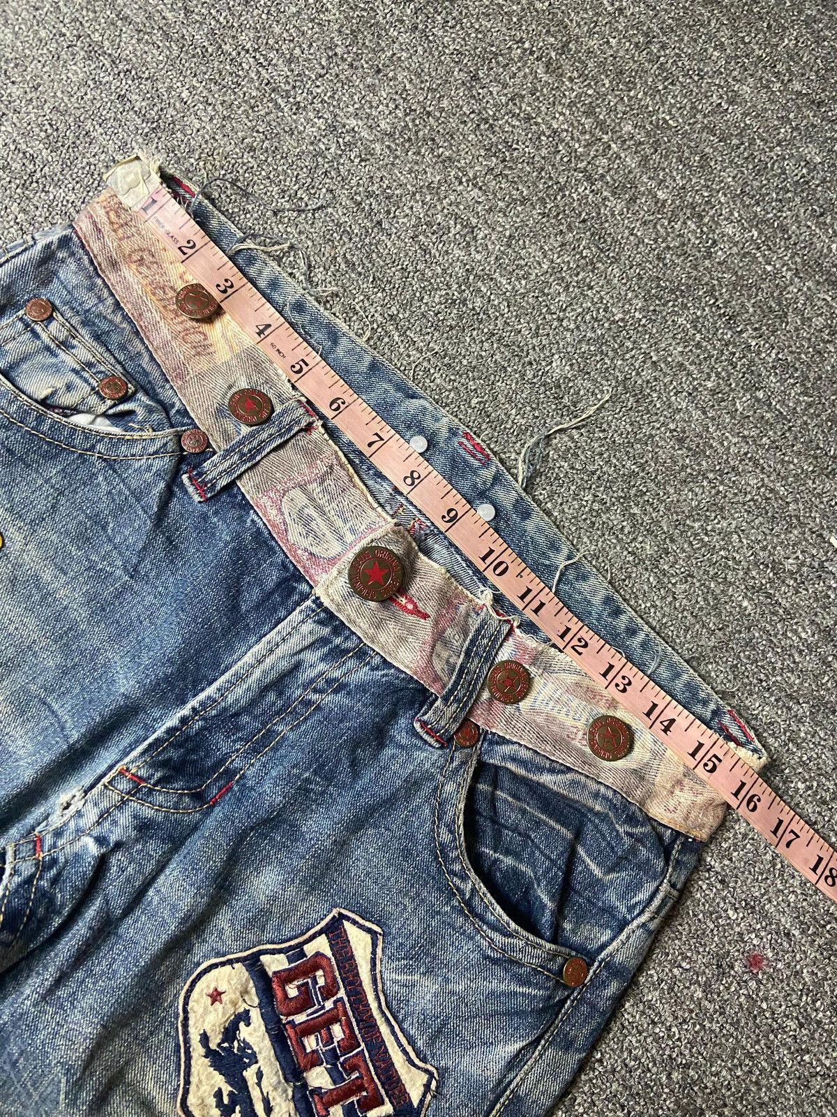 Japanese Brand Japanese Brand Patchwork Denim Jeans (151) Size US 32 / EU 48 - 10 Thumbnail