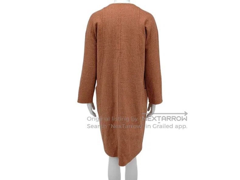 Hermes Hermes Autumn orange cashmere coat Size XXS / US 00 / IT 34 - 2 Thumbnail