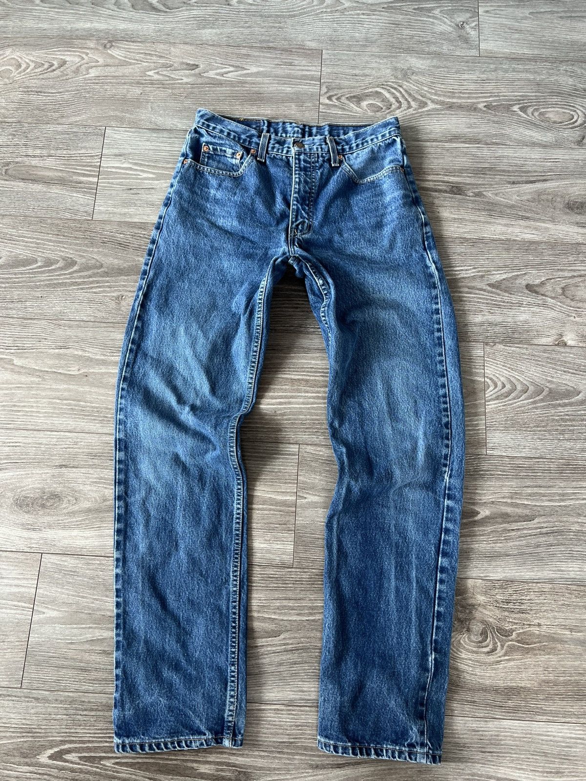 Levi's Vintage Levis Orange Tab Made in USA 90s Blue Denim Jeans Size US 32 / EU 48 - 13 Thumbnail