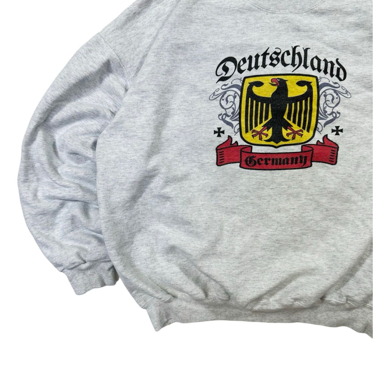 Vintage Vintage 90s Deutschland Germany Heavy Graphic Crewneck Size US XL / EU 56 / 4 - 3 Thumbnail