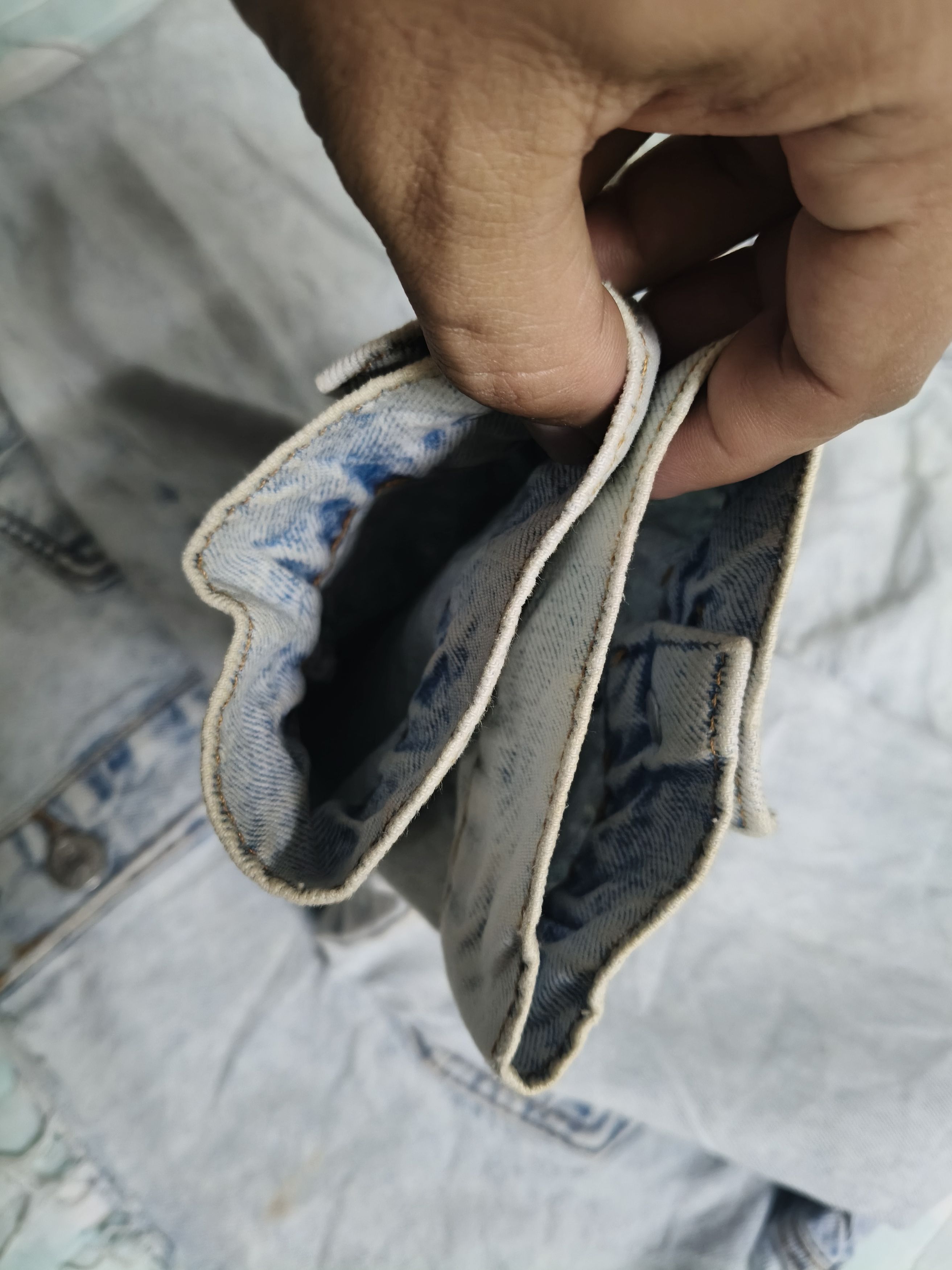 Zara Zara Cropped Denim Jacket Size M / US 6-8 / IT 42-44 - 9 Thumbnail