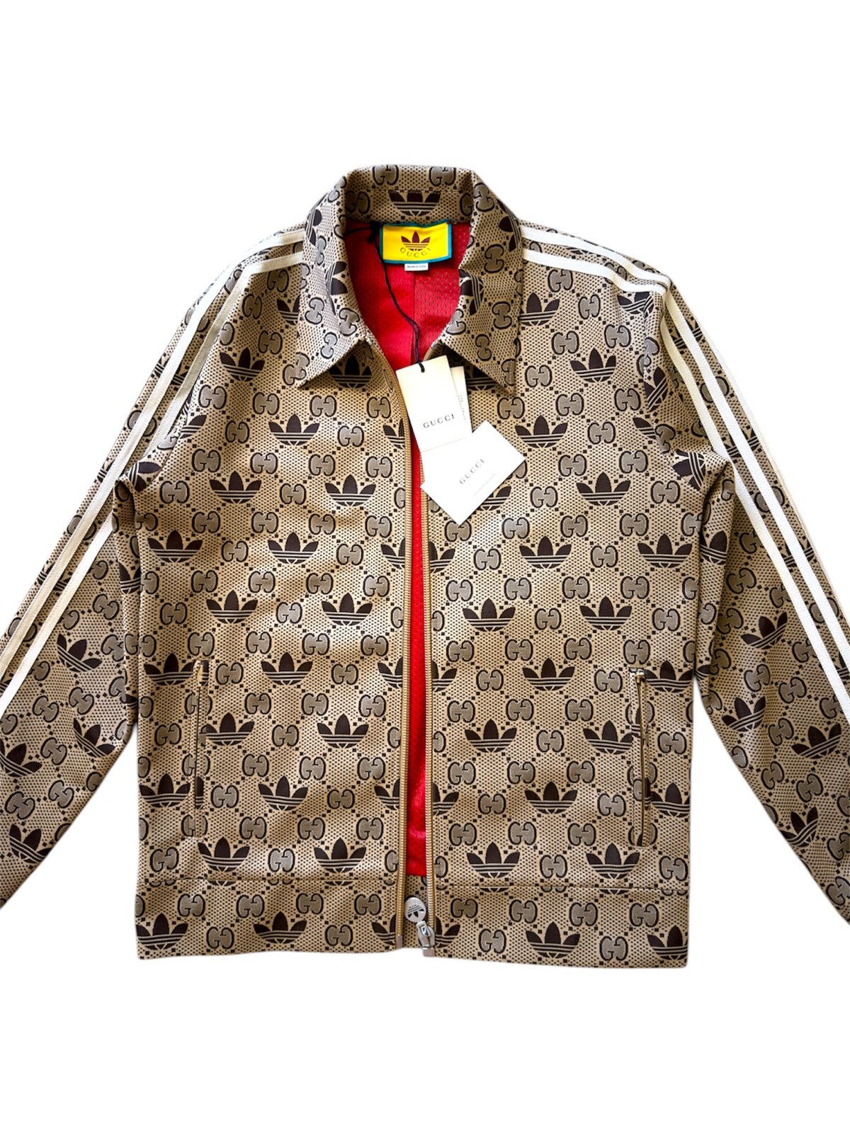 Adidas × Gucci Gucci x Adidas GG M Trefoil Track Monogram Jacket Size US M / EU 48-50 / 2 - 2 Thumbnail