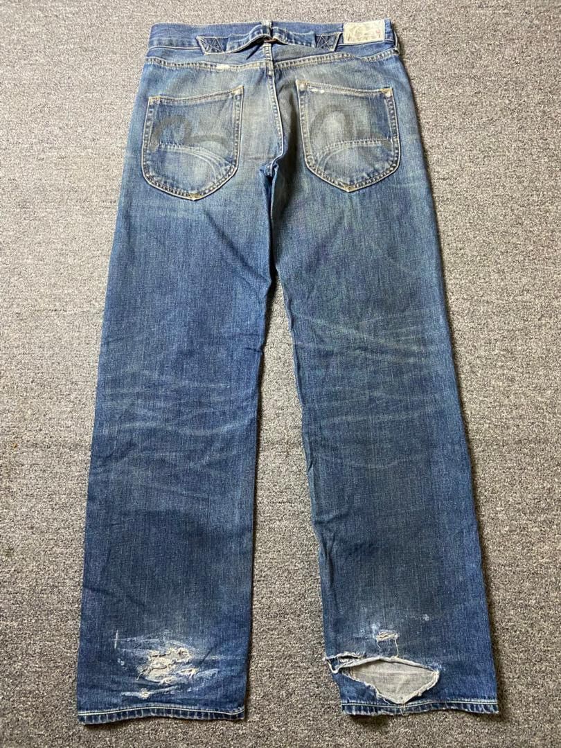 Evisu × Puma 🔥 EVISU x PUMA Straight Cut Denim Jeans 🔥 (135) Size US 33 - 2 Thumbnail