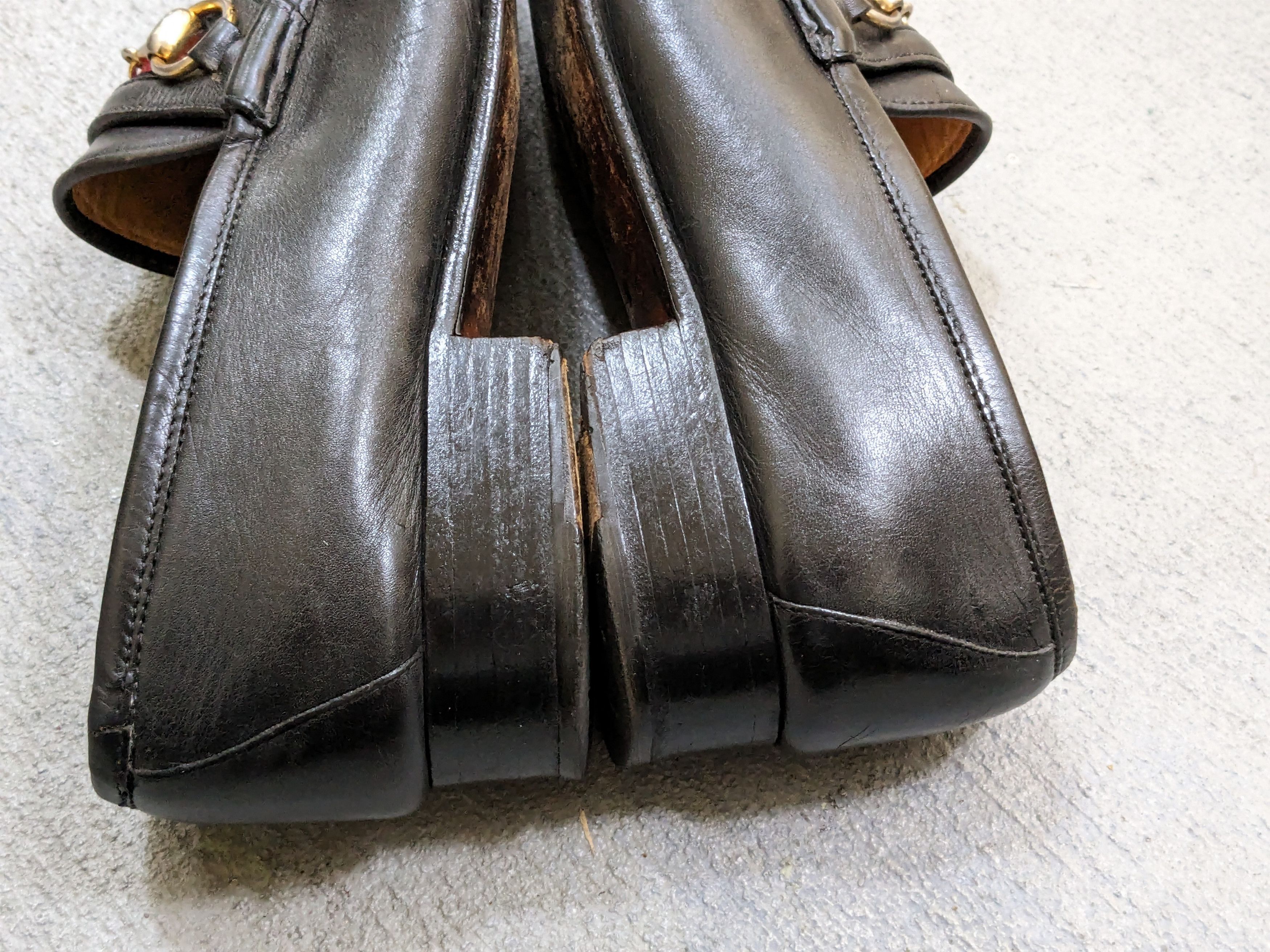 Gucci Gucci Horsebit Loafers Black Size 8 Leather Buckle Slip On Size US 8 / EU 41 - 6 Thumbnail