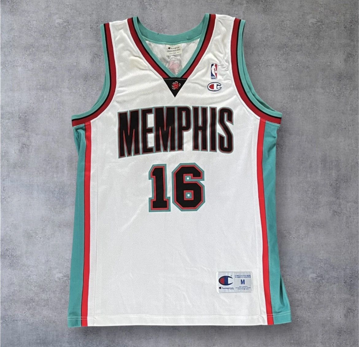 Champion Memphis Grizzlies Paul Gasol Jersey 2000/2001 Size US M / EU 48-50 / 2 - 1 Thumbnail