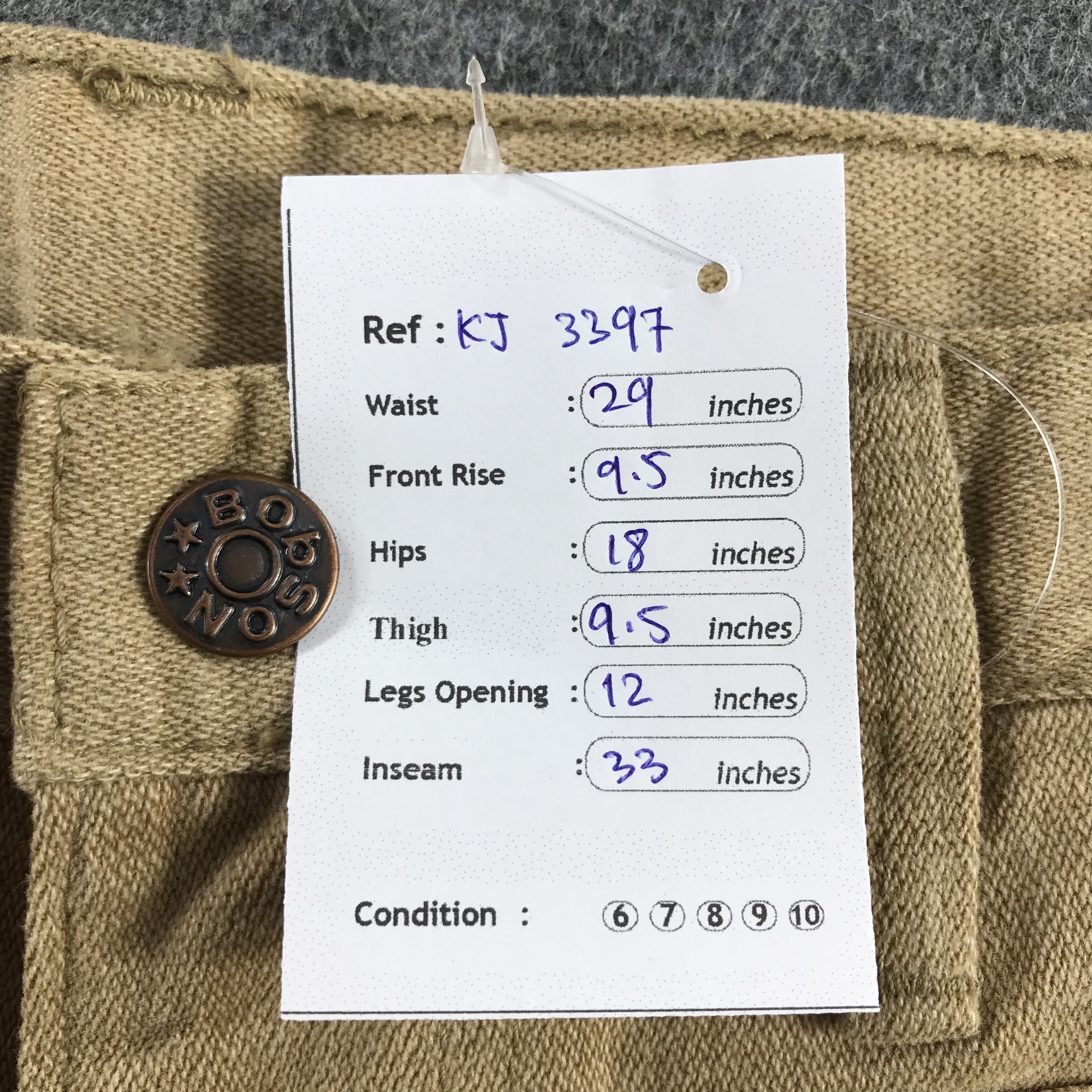 Vintage Vintage Bobson Flare Jeans Bell Bottoms Denim KJ3397 Size US 29 - 11 Thumbnail