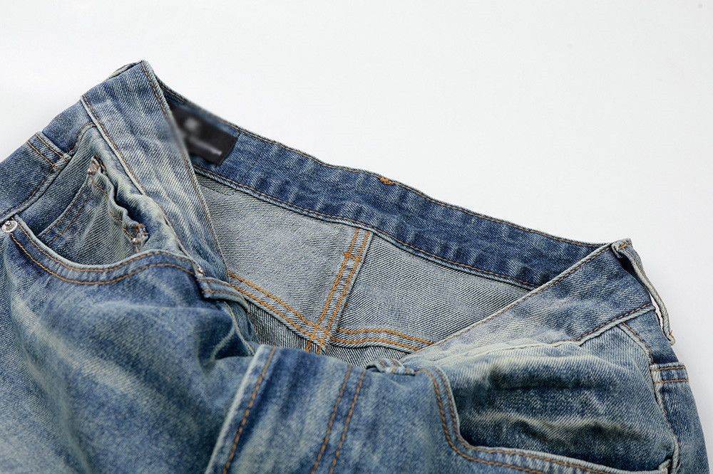 Vintage Men's Punk-Style Washed & Distressed Denim Jeans Size US 32 / EU 48 - 4 Thumbnail