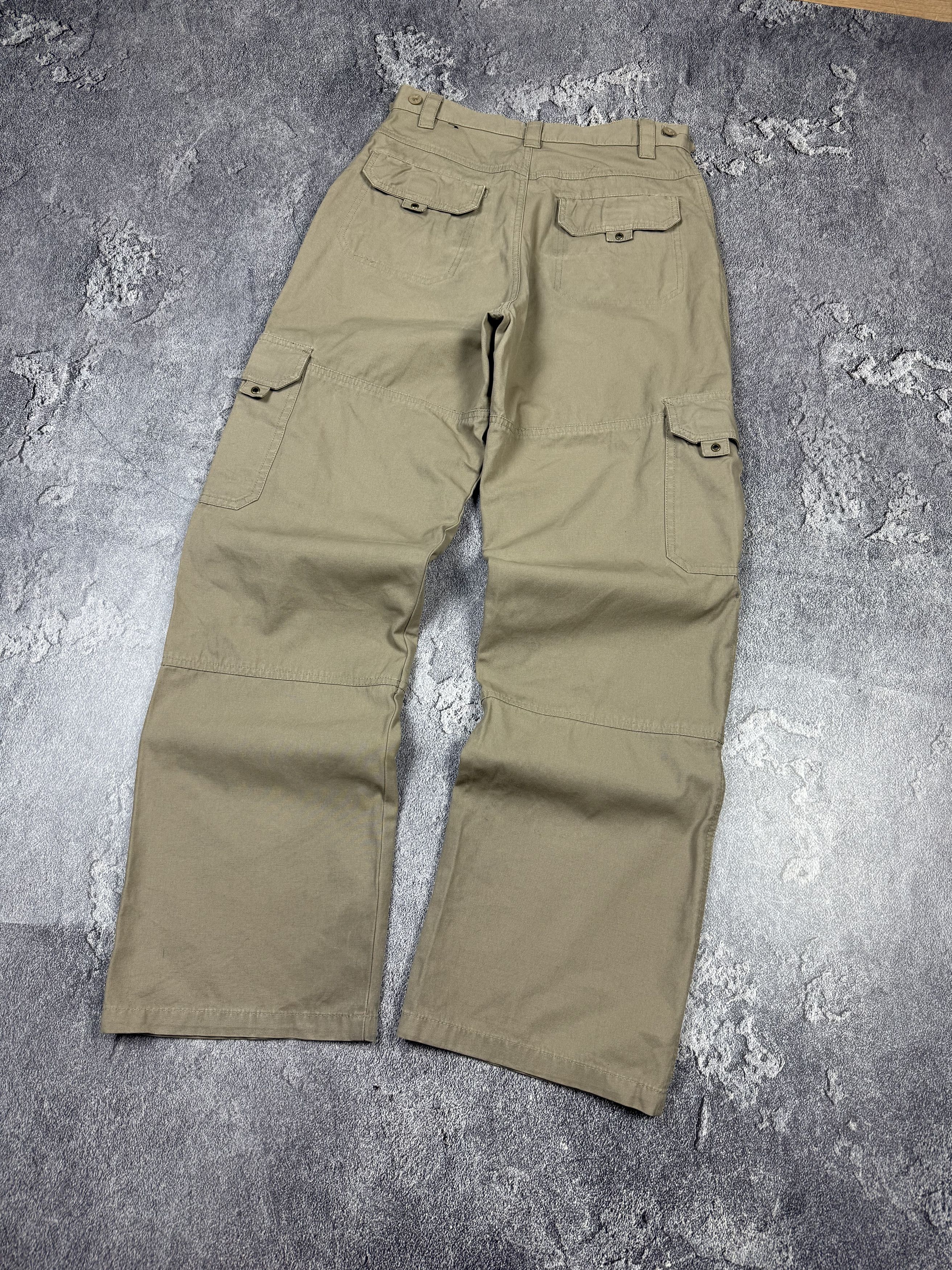 Japanese Brand Vintage 2000s Cargo Baggy Pants Japanese Style Y2K Size US 29 - 10 Thumbnail