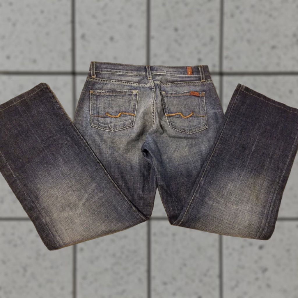 7 For All Mankind Womens 7 For All Mankind Jeans Bootcut 30 Denim Blue pants Size 30 Womens Size 30" / US 8 / IT 44 - 1 Thumbnail