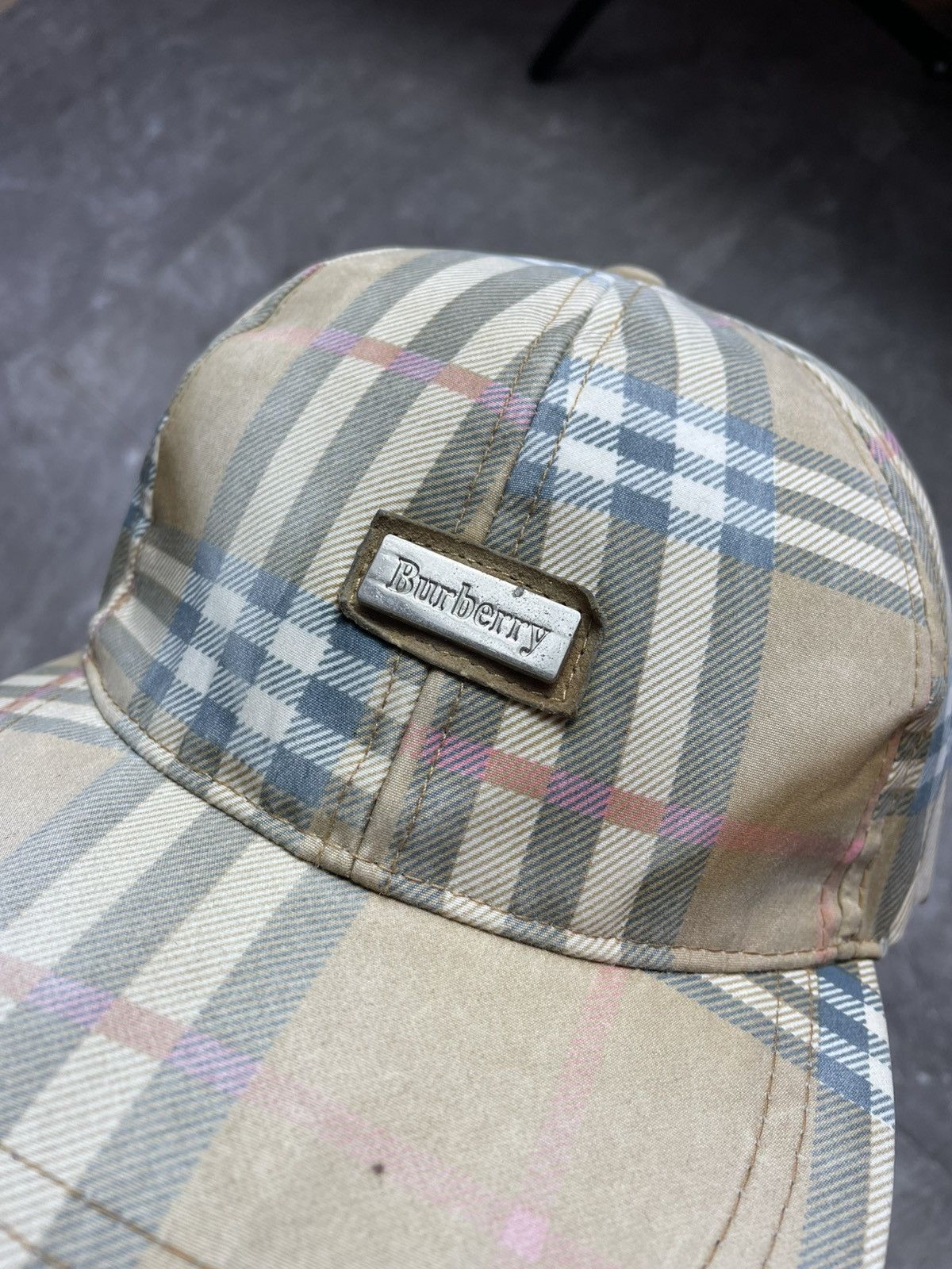 Burberry Burberry London Vintage Rare Nova Check Cap Streetwear Y2k Size ONE SIZE - 2 Thumbnail