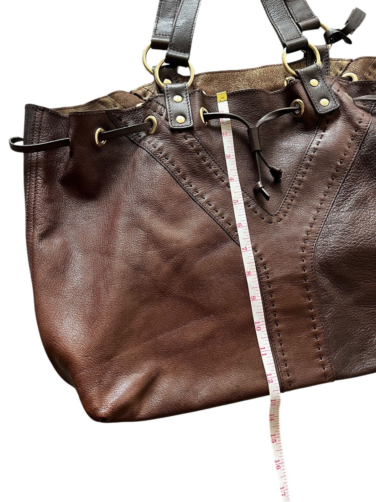 Yves Saint Laurent Yves Saint Laurent Leather Reversible Double Sac Y Tote Size ONE SIZE - 22 Thumbnail