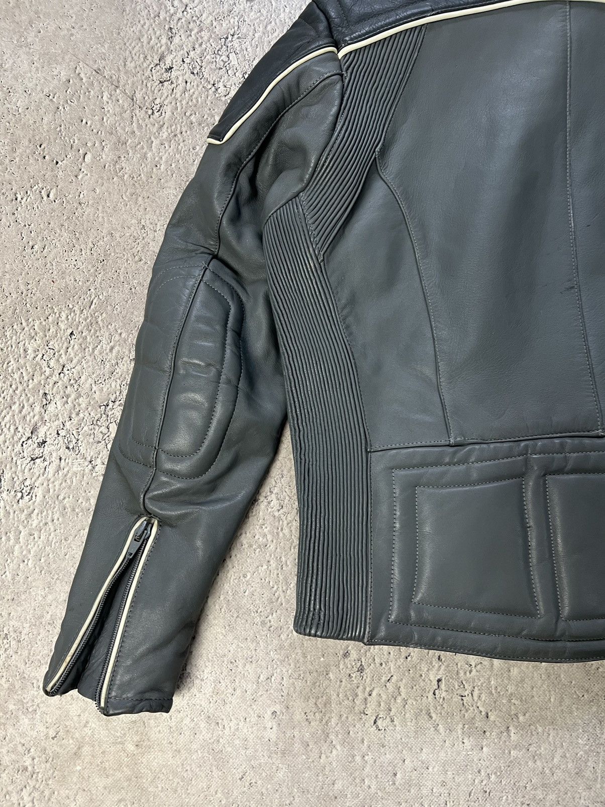 Harley Davidson × Vintage 90s Vintage Grunge Distressed Biker Leather Jacket Size US M / EU 48-50 / 2 - 12 Thumbnail