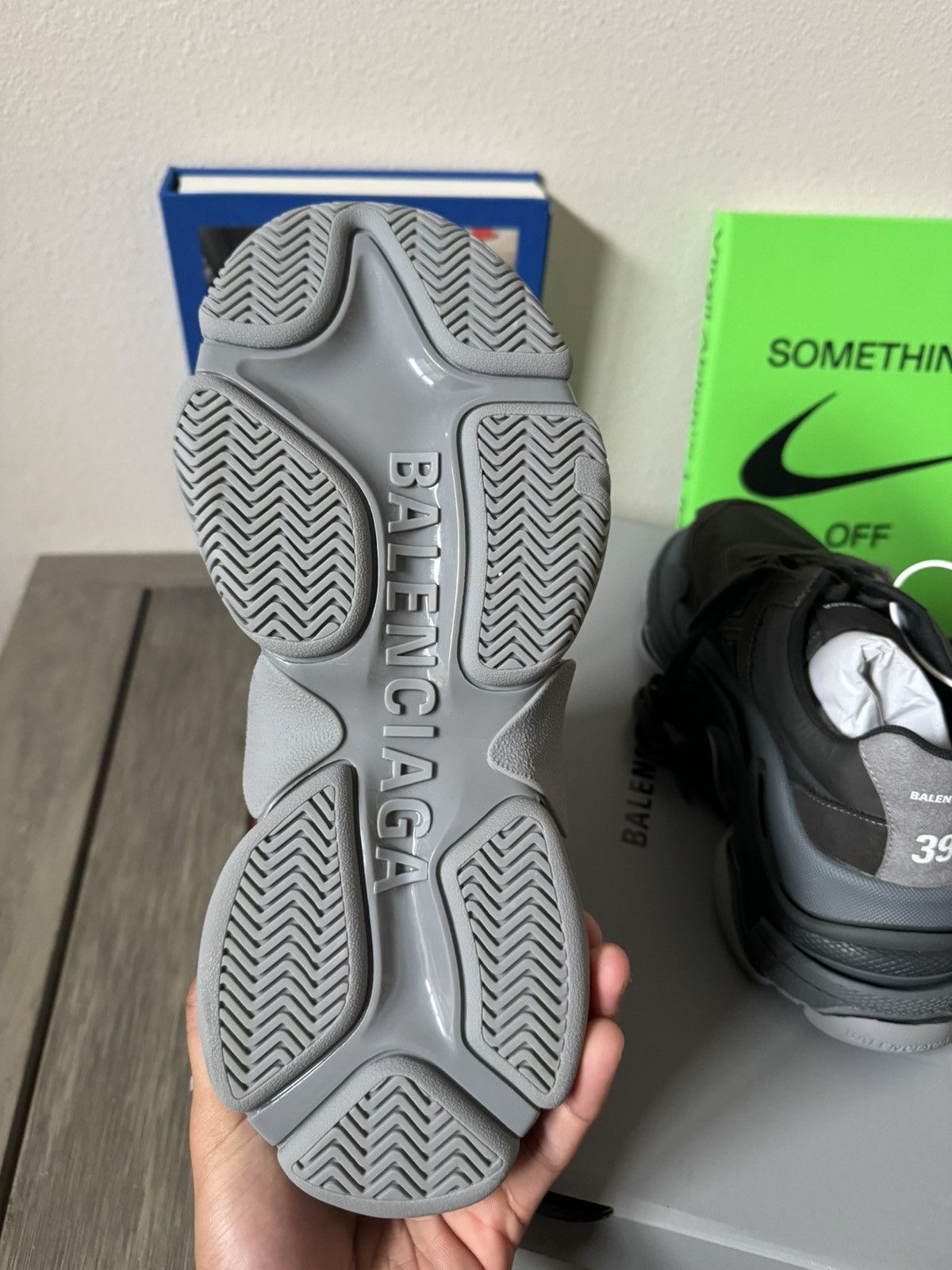 Balenciaga Balenciaga BB Nylon Triple S Sneakers Size US 6 / EU 39 - 7 Thumbnail