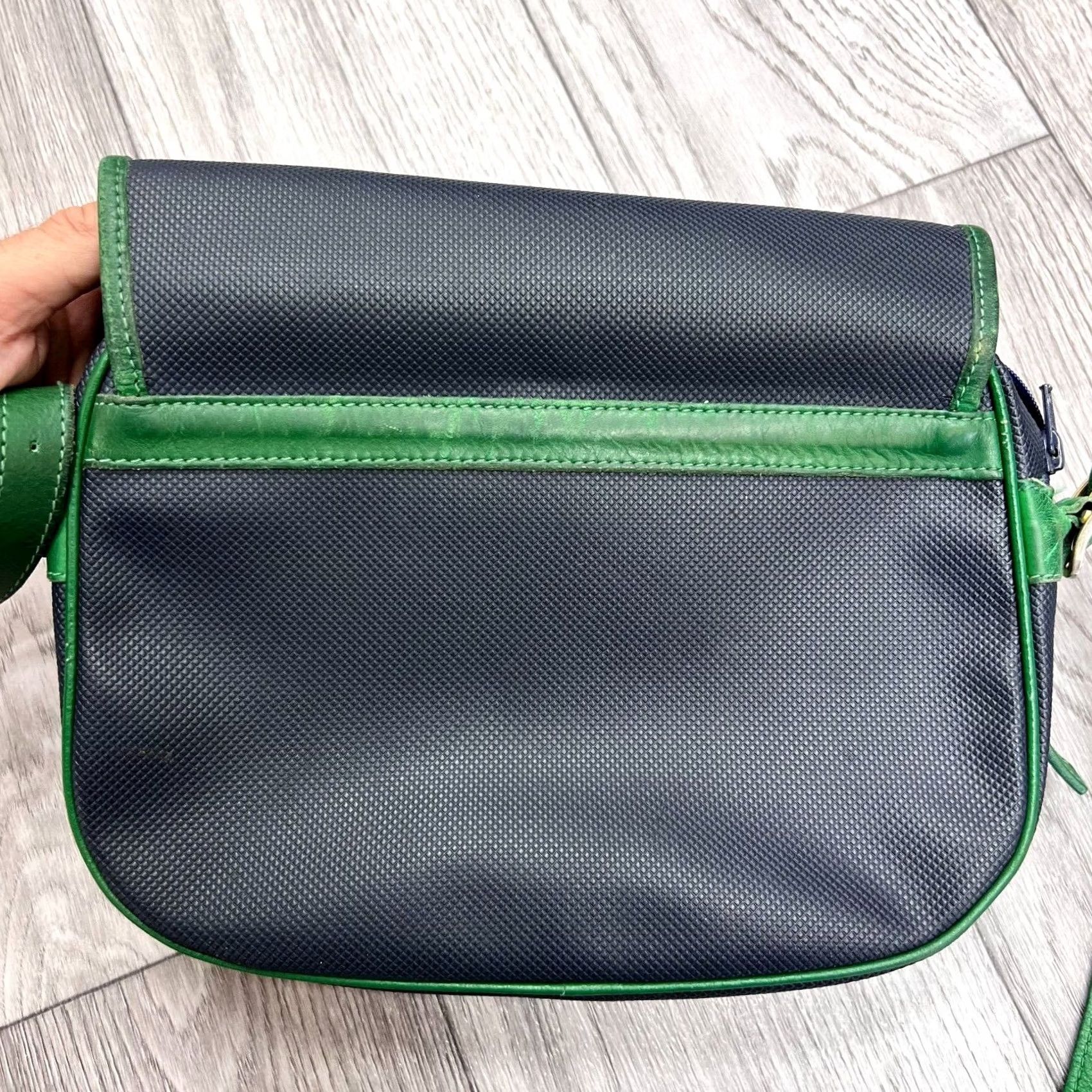 Longchamp VINTAGE Longchamp Crossbody Bag Women’s Shoulder Leather Resina Green Blue Size ONE SIZE - 2 Thumbnail