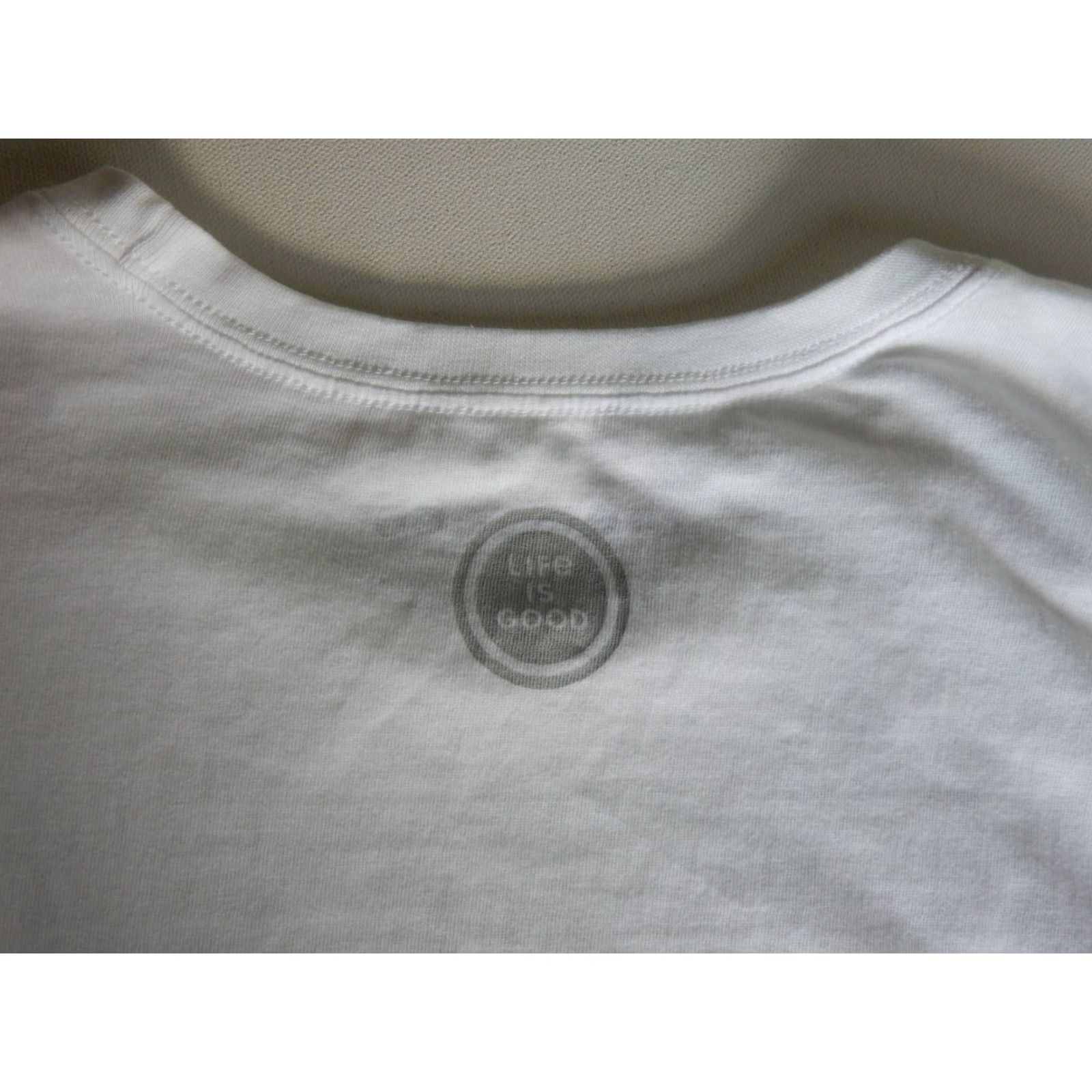 Life is Good VINTAGE Life is Good Shirt Mens L Yeah Buoy White Long Sleeve Graphic Print - 90s? Size US L / EU 52-54 / 3 - 5 Thumbnail