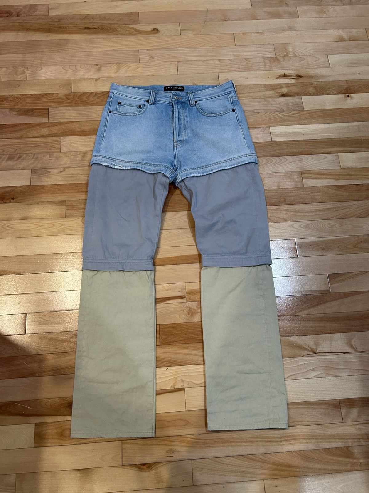 Balenciaga SS18 Convertible Zipper Leather Jeans | Grailed