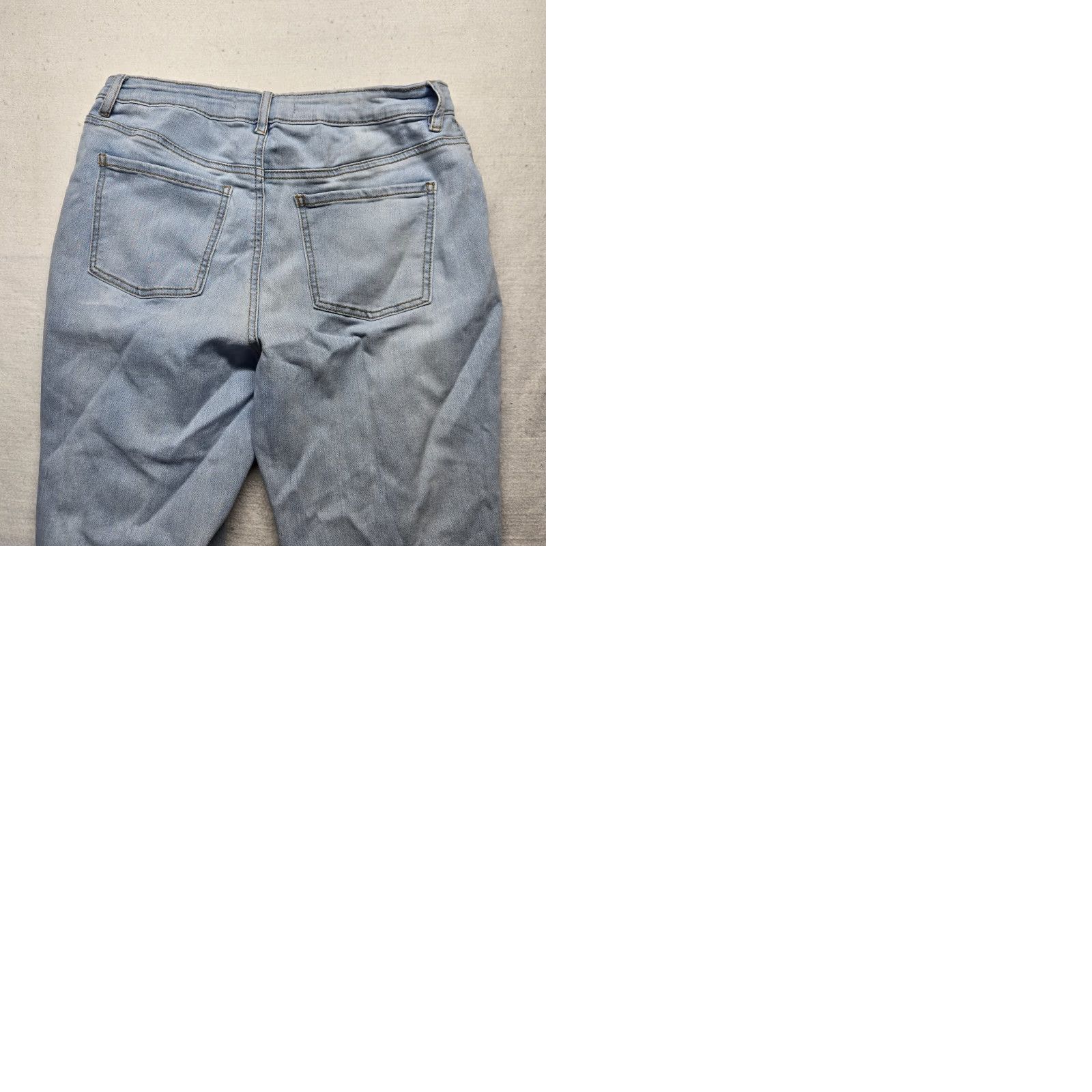 Denime Est.1846 Denim Jeans Stright Blue Pants Distressed Adult Women's Size 8 Blue Jeans 1846 Denim Womens Slim Straight Distressed Jeans Size 8 Size 30" / US 8 / IT 44 - 9 Thumbnail