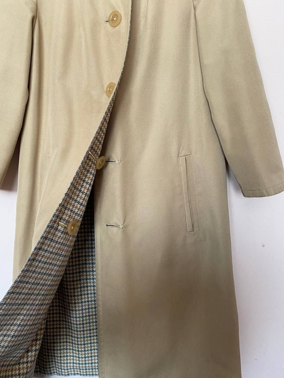 Aquascutum 🔥 VTG AQUASCUTUM REVERSIBLE TRENCH COATS WOOL Size XS / US 0-2 / IT 36-38 - 16 Thumbnail
