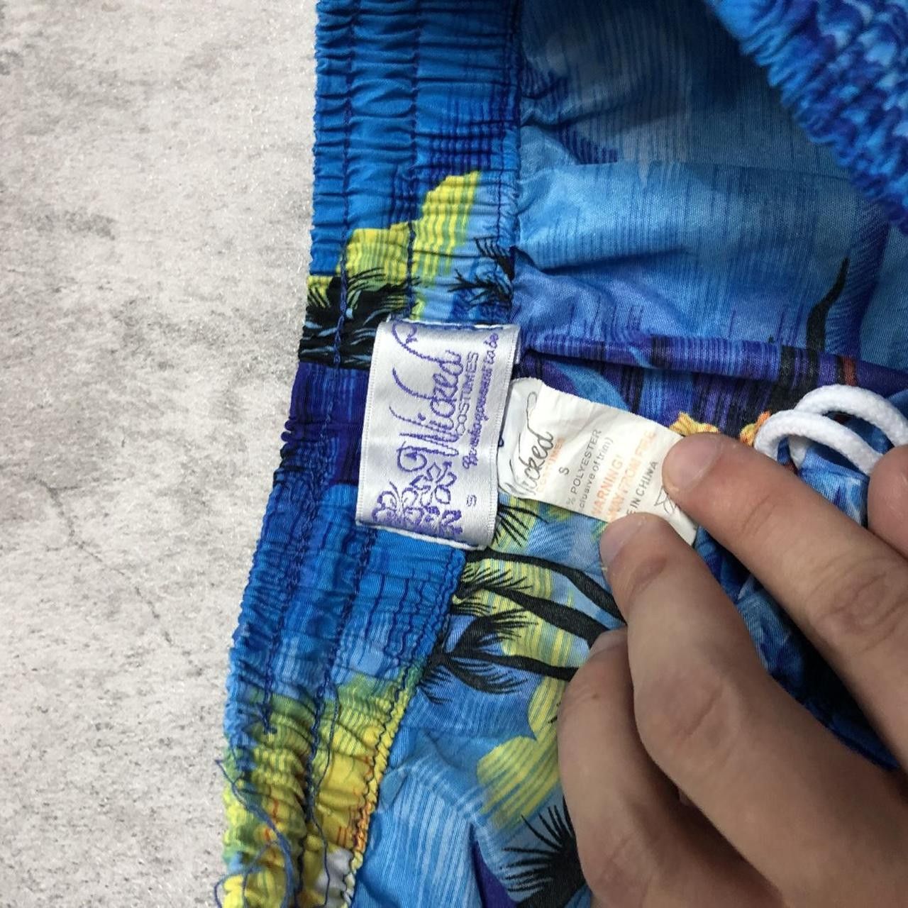Other Blue and yellow Hawaiian swim trunks #HawaiianVibes Size US 30 / EU 46 - 2 Thumbnail