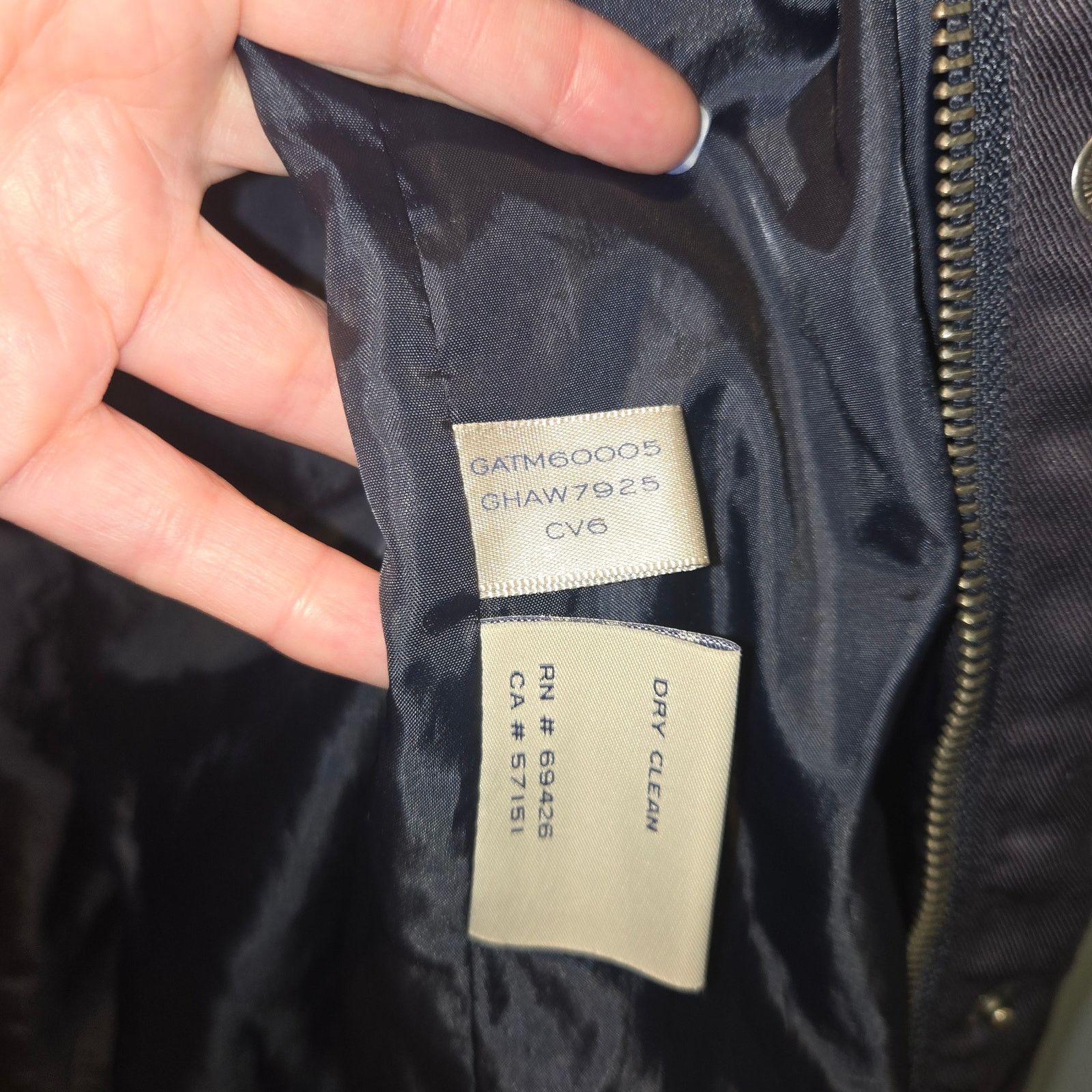 G.H. Bass & Co. G.H. Bass lightweight long jacket Navy Blue sz XL Size XL / US 12-14 / IT 48-50 - 6 Thumbnail