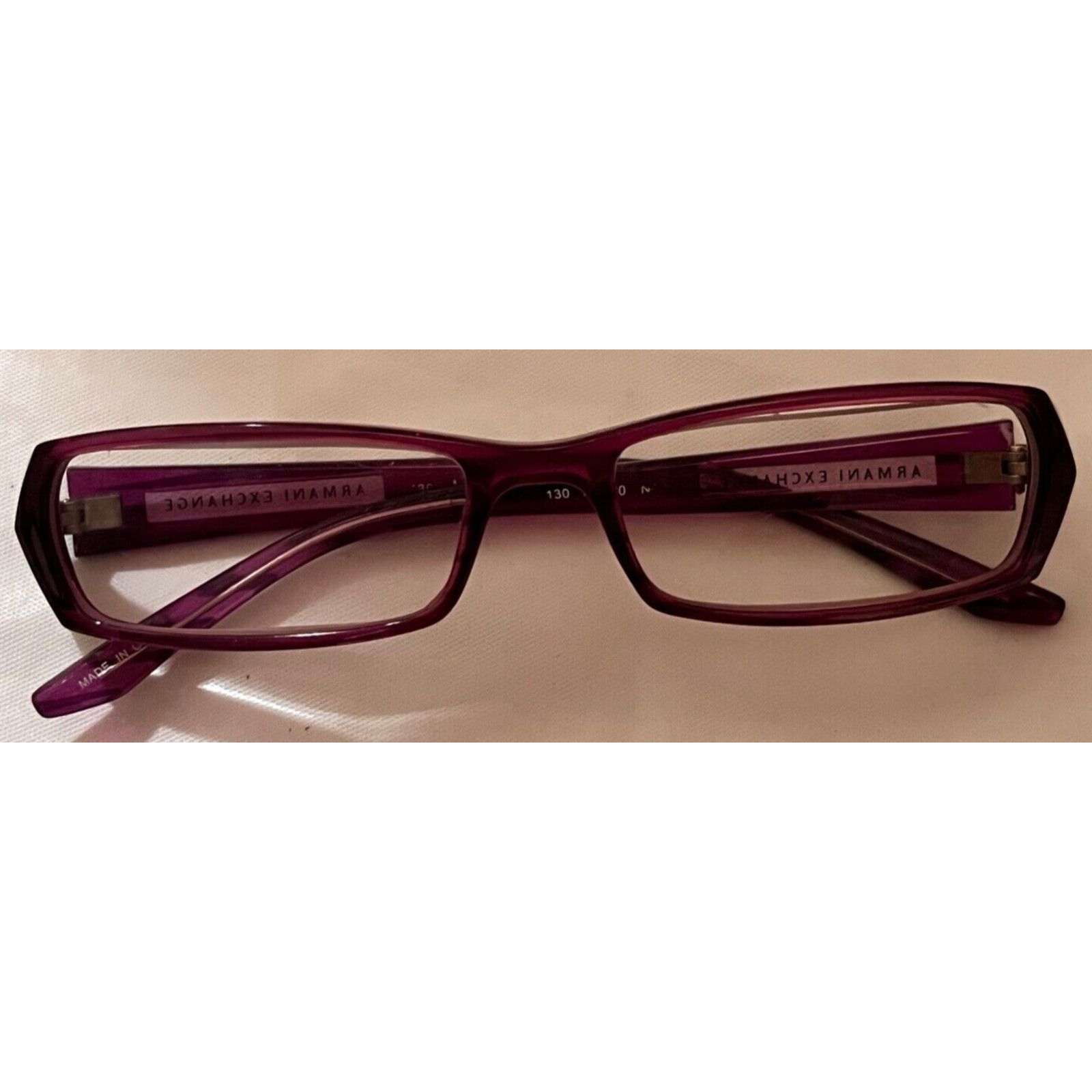 Armani Exchange Armani Exchange Glasses Frame ~ With Case ~ Purple Size ONE SIZE - 2 Thumbnail
