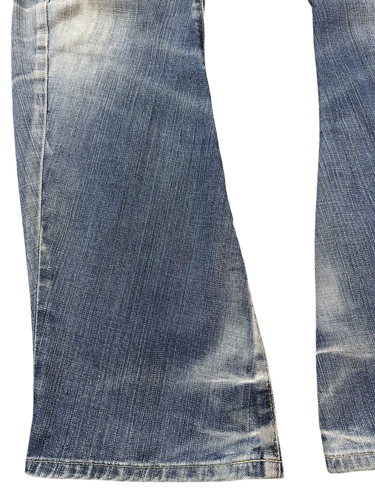 Edwin Vintage Edwin E-Function Mud Wash Faded Twisted Leg Jeans Size US 33 - 7 Thumbnail