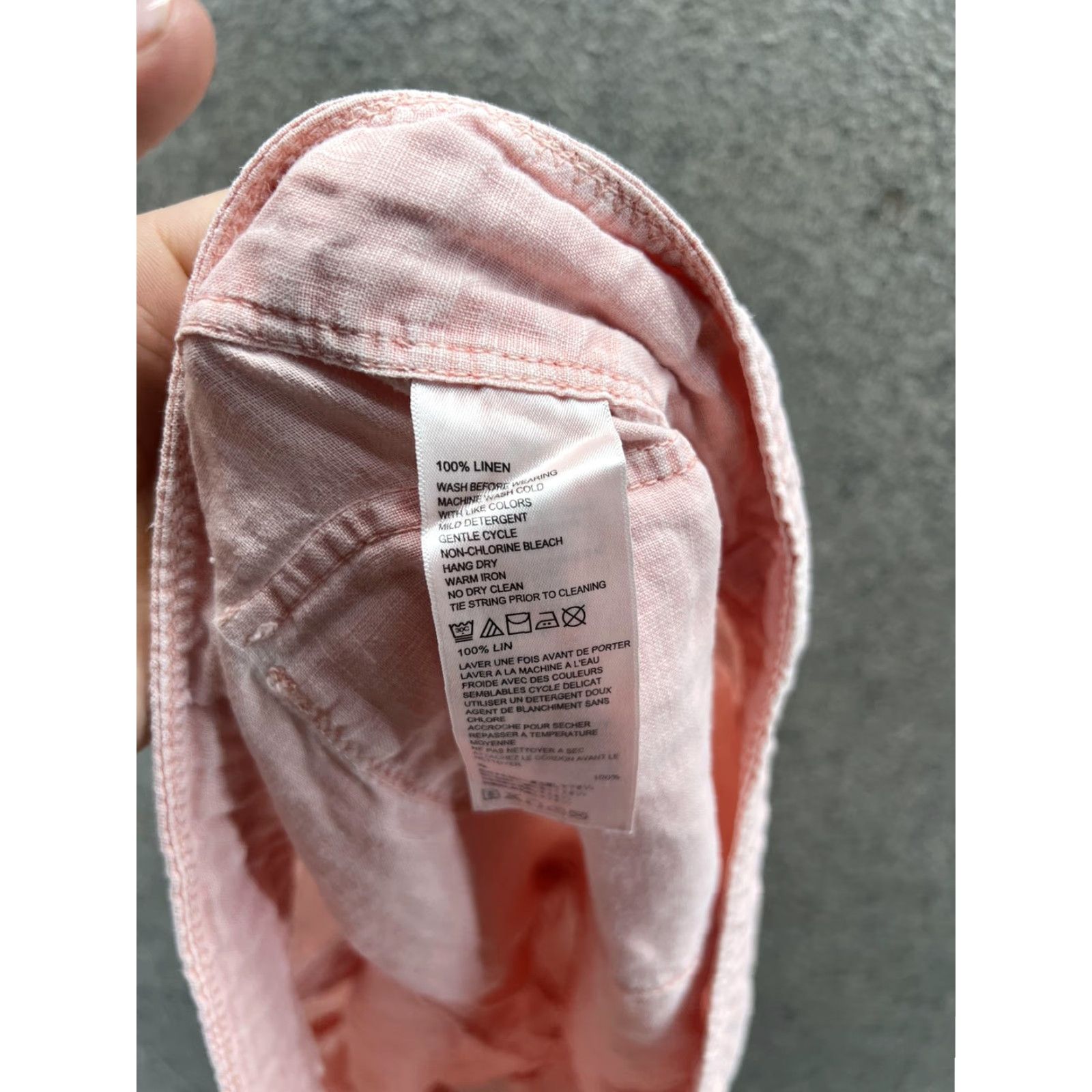 Tommy Bahama Tommy Bahama Shorts Womens 12 Pink Linen Chino Drawstring Casual Summer Travel Size 34" / US 12 / IT 48 - 6 Thumbnail