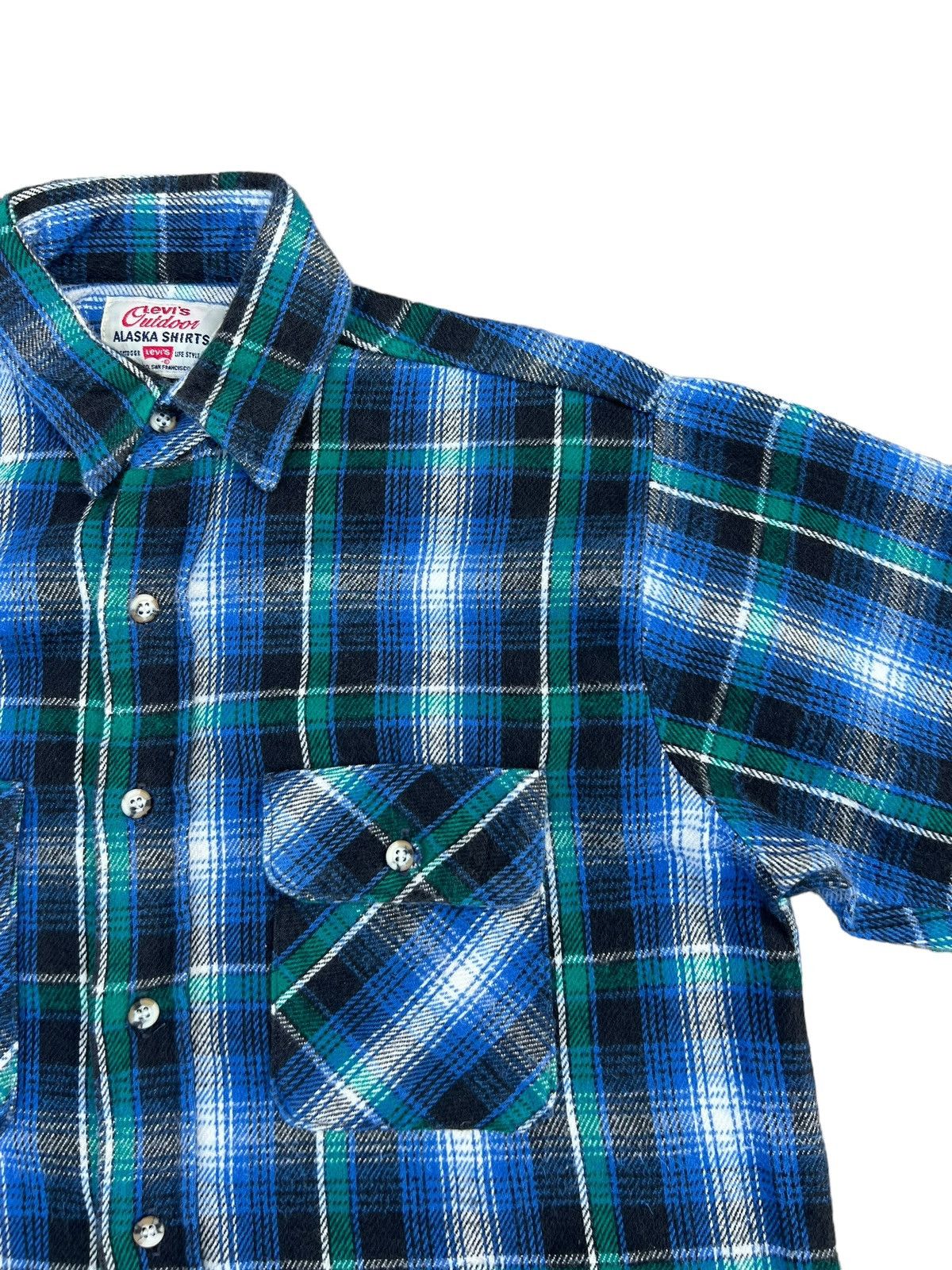 Flannel Vintage 1994 Levi’s Alaska Outdoor Plaid Flannel Shirt Size US M / EU 48-50 / 2 - 7 Thumbnail