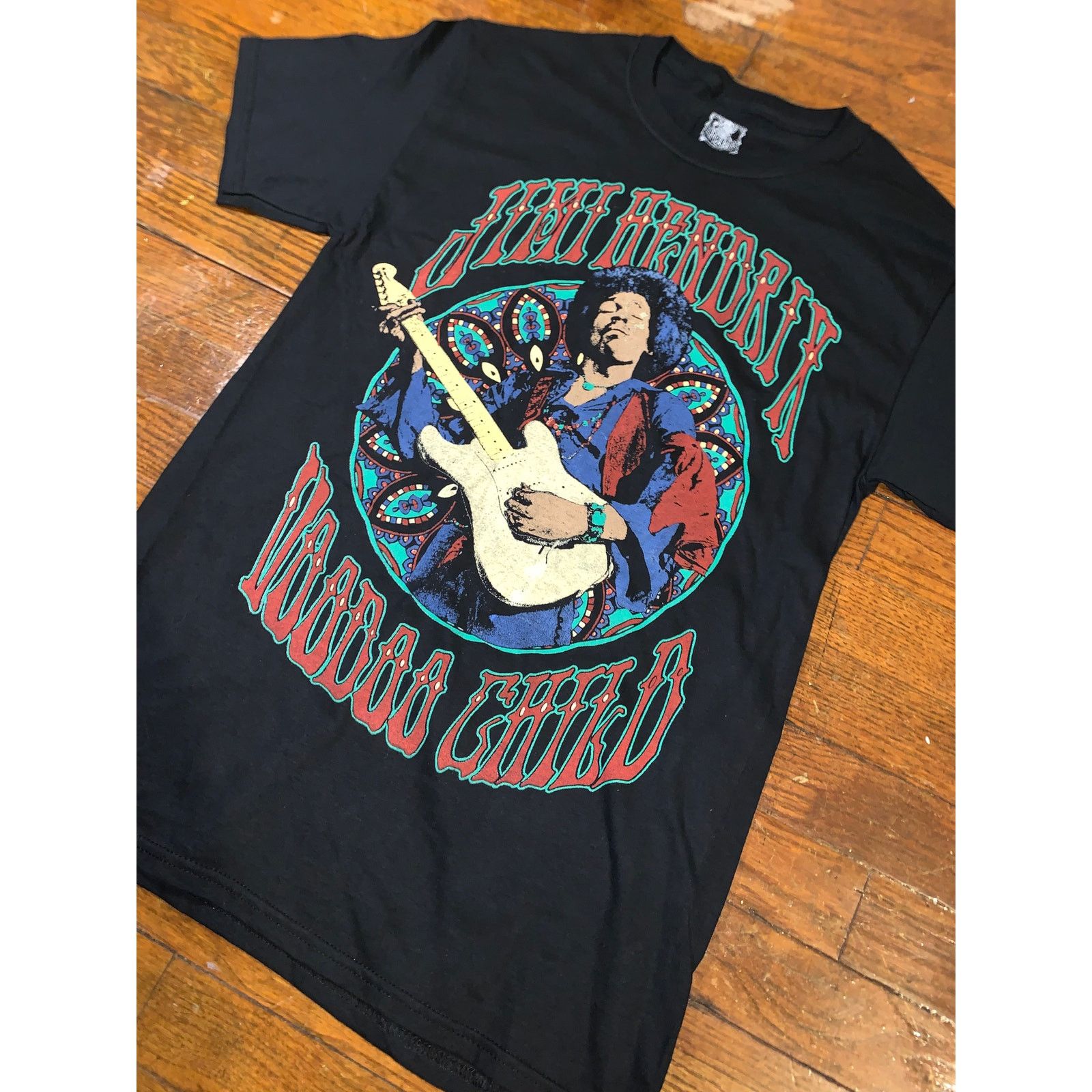 Band Tees × Jimi Hendrix Jimi Hendrix Voodoo Child T Shirt Small Psychedelic Tee Size US L / EU 52-54 / 3 - 3 Thumbnail
