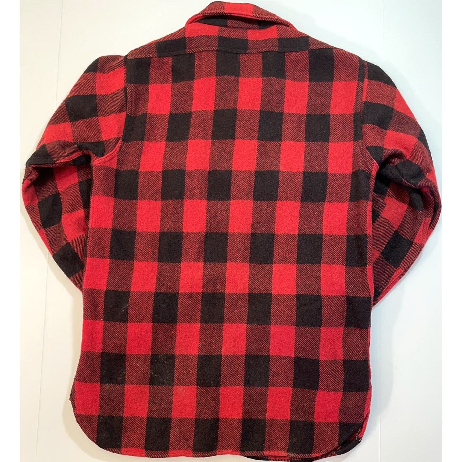 Vintage VINTAGE Uncle Sam 1950s Flannel Shirt Men's Medium Black Red Buffalo Plaid Grunge USA Size US M / EU 48-50 / 2 - 4 Thumbnail