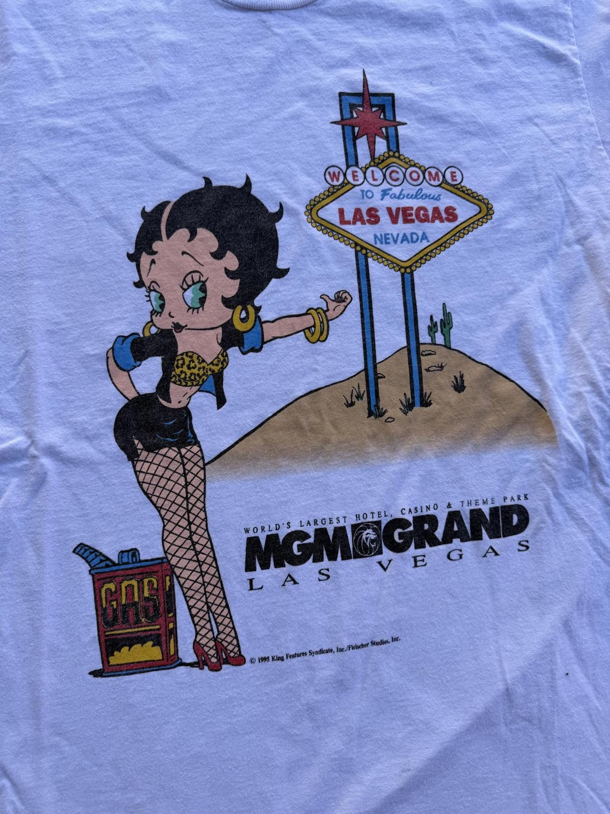 Other Vintage 1995 Betty Boop MGM Grand Las Vegas Tee XL Size US XL / EU 56 / 4 - 2 Thumbnail