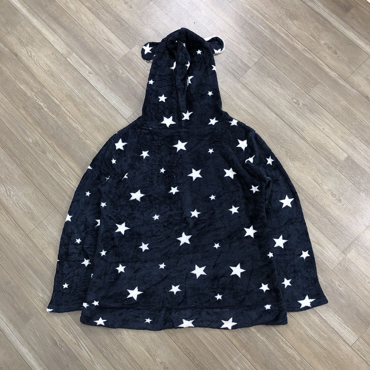 Beauty Beast × If Six Was Nine × mercibeaucoup Crazy🔥 Japanese Brand 3D Black Star Bear Ear Fleece Jacket Size US M / EU 48-50 / 2 - 12 Thumbnail