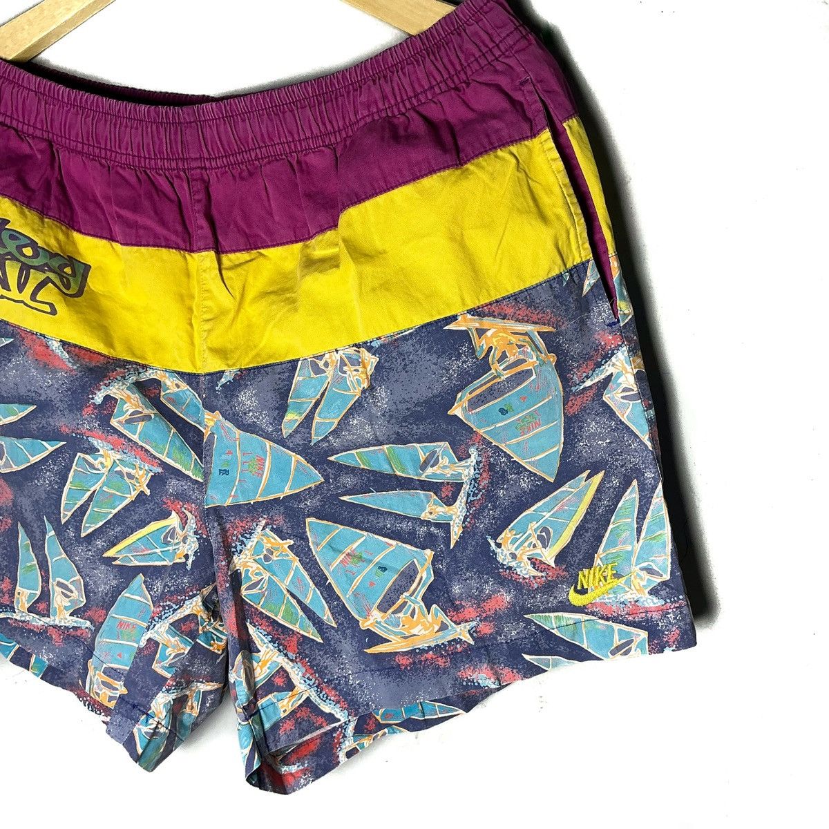 Nike Vintage 90s nike shortpants Size US 32 / EU 48 - 2 Thumbnail