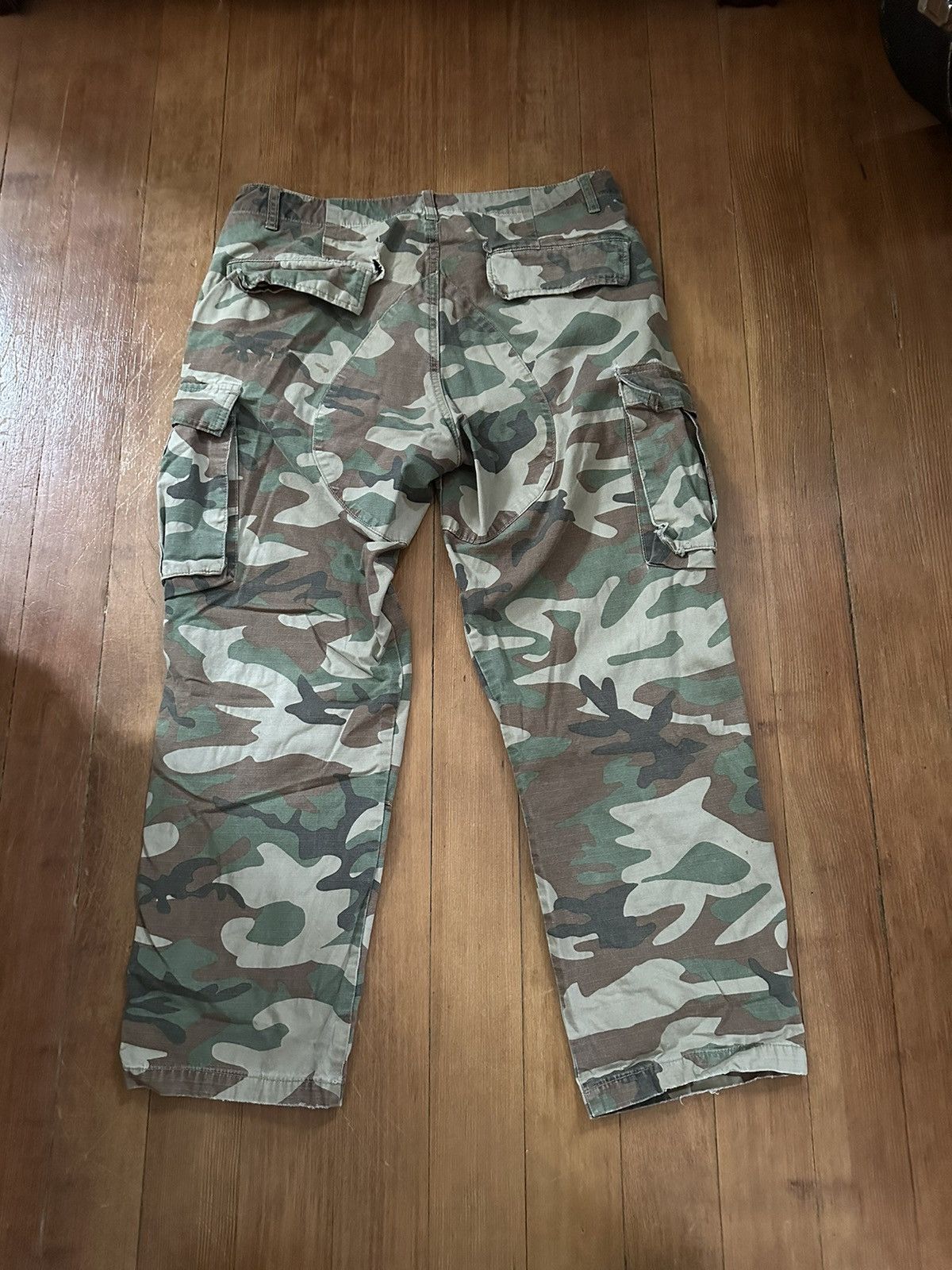 Elwood Elwood vintage camo cropped pants Size US 34 / EU 50 - 6 Thumbnail
