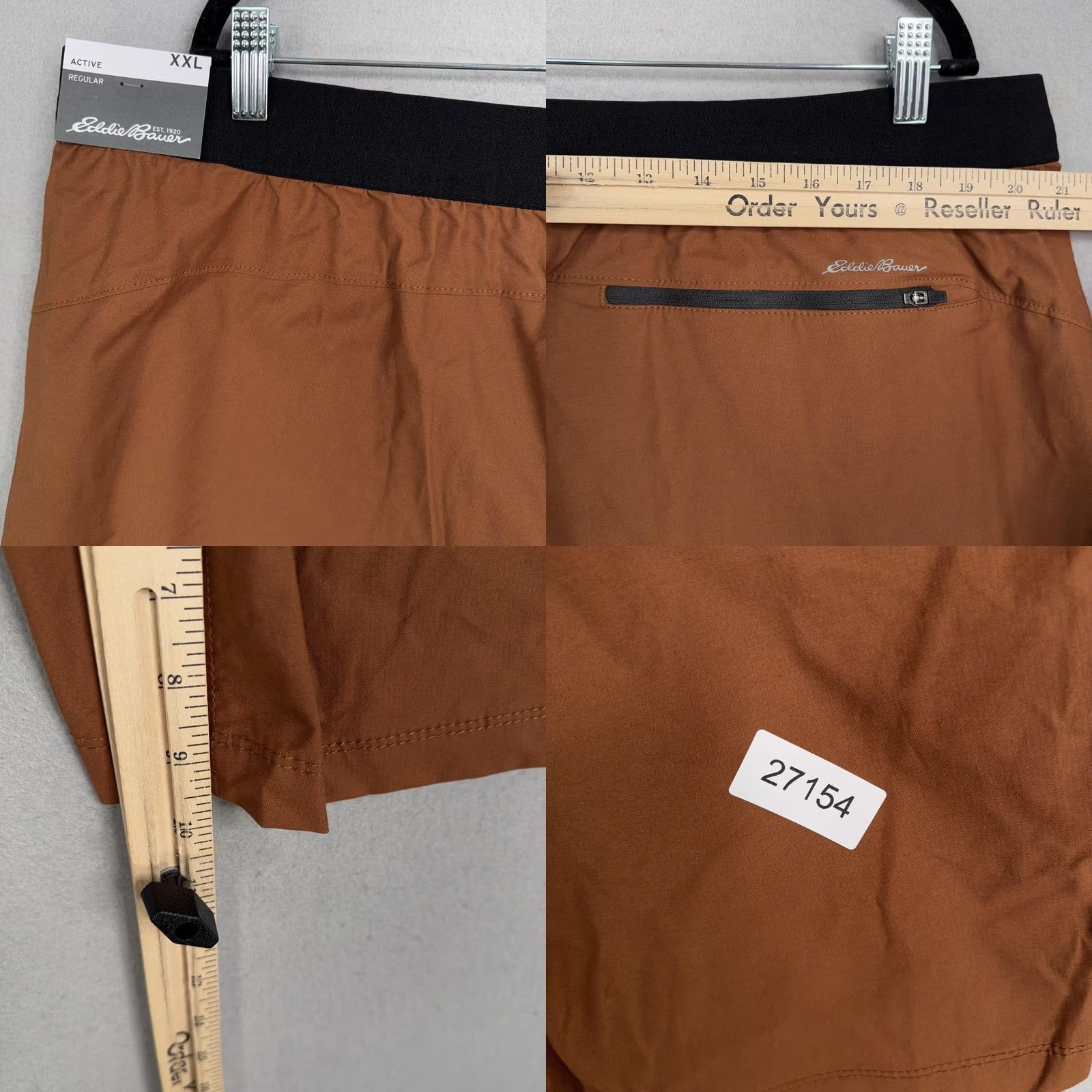 Eddie Bauer Eddie Bauer Shorts Mens 2XL Brown Hiking Active Ultimate Adventure Pull On Size US 39 - 8 Thumbnail