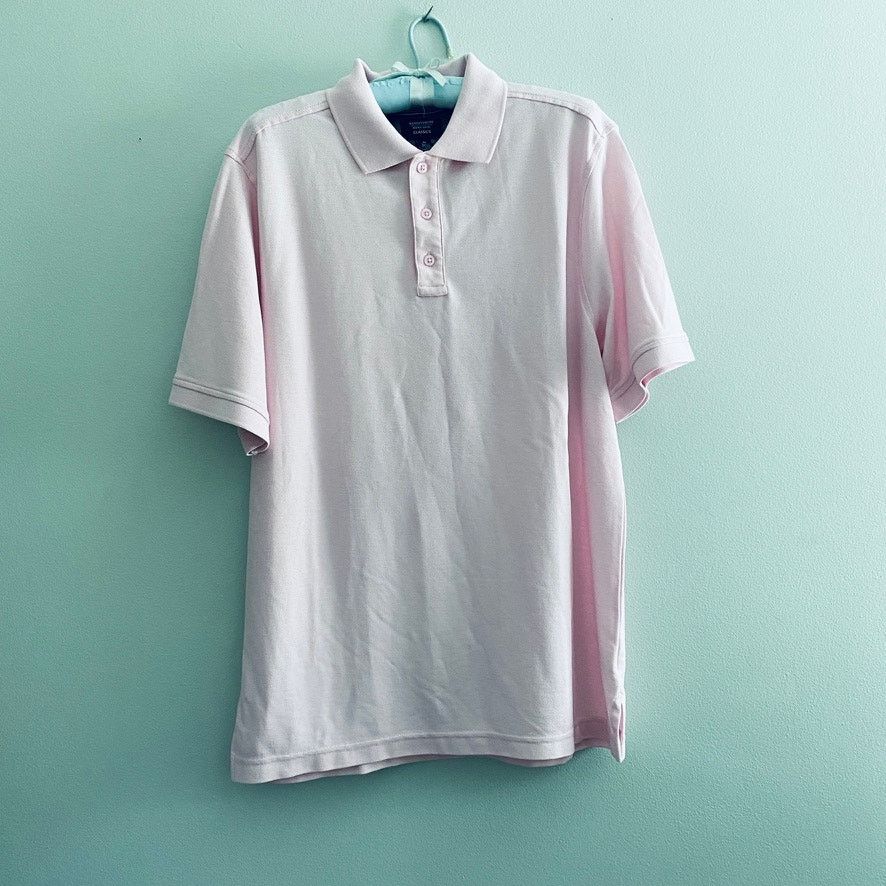 Nordstrom Nordstrom pink polo Size US M / EU 48-50 / 2 - 2 Thumbnail
