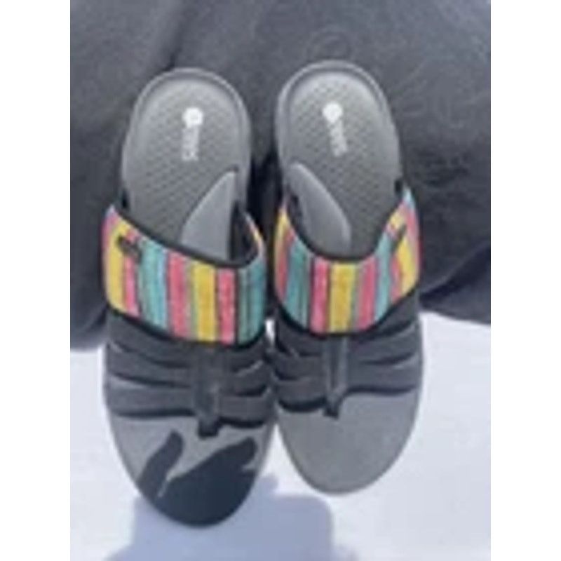 Other Bzees Smile Women's Size 9M Shoes Multicolor Bow Open Toe Size US 9 / IT 39 - 1 Thumbnail