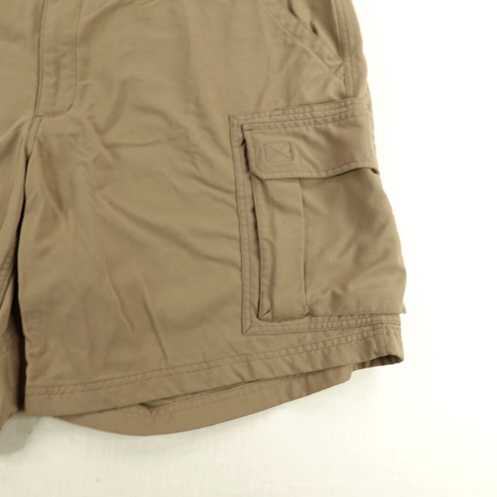 Duluth Trading Company Duluth Trading Co Cargo Shorts 3XL Beige Nylon Utility Outdoor Hiking Mens Size US 39 - 3 Thumbnail