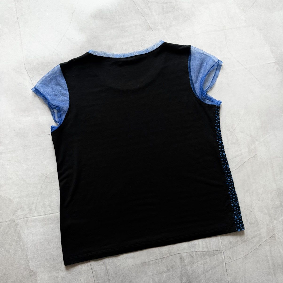 Cop Copine Cop Copine Mesh Y2K T-Shirt Tee Size L / US 10 / IT 46 - 5 Thumbnail